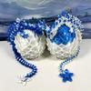2pcs 3D Printed Dragons, Articulated Blue and White Cherry Blossom Dragons with Dragon Eggs, Home Office Desk Decor Fidget ADHD Autism Dragon Toys IHWD072-IHWD073 view 3