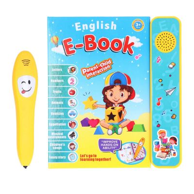 Electronic Learning Talking Book Interactive Children Sound Book for Vocabulary Speech Learning Engagement Kids English