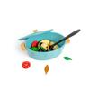 Bigjigs Toys 17 Piece Wooden Casserole Dishes for Kids, Role Play and Kitchen Accessories for Kids, 18+ Months view 1