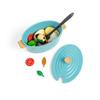Bigjigs Toys 17 Piece Wooden Casserole Dishes for Kids, Role Play and Kitchen Accessories for Kids, 18+ Months view 3