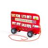 Bigjigs Toys London Bus Pull Along - Wooden Pull Along Baby & Toddler Toy Early Learning Activity Gifts for Babies & Toddlers Sustainable Made Age 12+ Months view 1