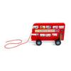 Bigjigs Toys London Bus Pull Along - Wooden Pull Along Baby & Toddler Toy Early Learning Activity Gifts for Babies & Toddlers Sustainable Made Age 12+ Months view 4