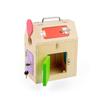 Bigjigs Toys House with Locks & Catches - Wooden Cube for Toddlers and Kids, Educational and Eco-Friendly, Early Learning Montessori Gifts, Made Sustainably, Age 3+ Years Old view 3