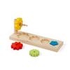 Bigjigs Toys Flower Sorter - Wooden Sorting and Stacking Toy, Educational and Eco-Friendly, Early Learning Activity Montessori Gifts for Babies Toddlers, Made view 1