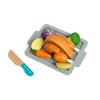 Bigjigs Toys Roasting Dinner Set - 12-Piece Wooden Toys for Children, Kitchen Sets & Accessories, Toddler Role Play, Cooking Gifts for Children, Age 18 + Months view 4