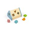 Bigjigs Toys Shape Sorter House - 6pcs Wooden Shape Sorting Puzzle, Educational Games & Puzzles, Montessori Activity, Gifts For Babies & Toddlers, Age 12 + Months Old view 4