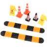 1/18 1/24 Scale RC Car Accessories - Climbing Car Mood Scene with Speed Bumps, Ice Cream Cones & Warning Signs for SCX24 Model Cars view 4