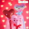 Stephen Joseph, Dress-Up Wand for Children's Party and Play Time, Dress-up Wands for Princess or Fairy Costume, Rainbow Glitter Heart view 2