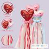 Stephen Joseph, Dress-Up Wand for Children's Party and Play Time, Dress-up Wands for Princess or Fairy Costume, Rainbow Glitter Heart view 4