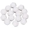 12 Sided White Dice, Plastic Teaching Dice Cubes, 30Pcs Polyhedral Dice Kit for Board Games, DIY Projects, Math Counting, Party Fun, Educational Activities, Home Decor view 2