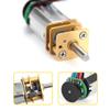 DC 6V 2W Gear Motor with Magnetic Coded Disc Hall Encoder Large Moment of Force Low Speed Low Noise Metal Gear for Electronic Locks DIY Toy Cars Robots Tracking Balancing (6V view 4