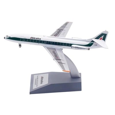 Replica Aircraft Models Scale Finished Model Aircraft 1:200 for France Air SE-210 I-DABM Diecast Airplanes Simulation Collection Miniature Airplane Model