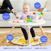Move2Play 4-in-1 Baby Activity Center | Montessori-Inspired Design | 8 Interactive Toys | Tummy Time, Exersaucer & Toddler Table | Shower Gift | Essential | Must Have for 3, 6, 12 Month Old (Sun) view 3