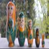 Irish Angel Wooden Nesting Dolls - 5 Pieces Set 4.5' - St. Patrick's Day Specialty view 1