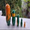 Irish Angel Wooden Nesting Dolls - 5 Pieces Set 4.5' - St. Patrick's Day Specialty view 3