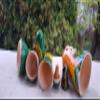 Irish Angel Wooden Nesting Dolls - 5 Pieces Set 4.5' - St. Patrick's Day Specialty view 4