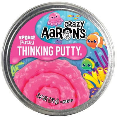 Crazy Aaron's(r) Sponge Putty Thinking Putty - Made in USA