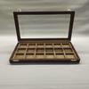 18 Premium Quality Velvet Lined Coin Box with Glass Cover view 2