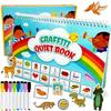 GemPrime Busy Book for Toddlers  Montessori Learning Binder with Fun Tracing, Coloring & Matching Activities + Stickers & Pens, Educational Toy for Kids Ages 3+ Year Old Learning Toys view 1