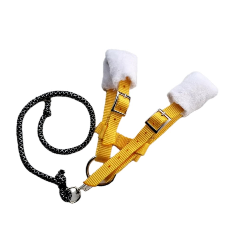 Yellow Hobby Horse Halter | Tacks for Stick Horse | Hobbyhorse Accessory