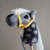 Yellow Hobby Horse Halter | Tacks for Stick Horse | Hobbyhorse Accessory view 2