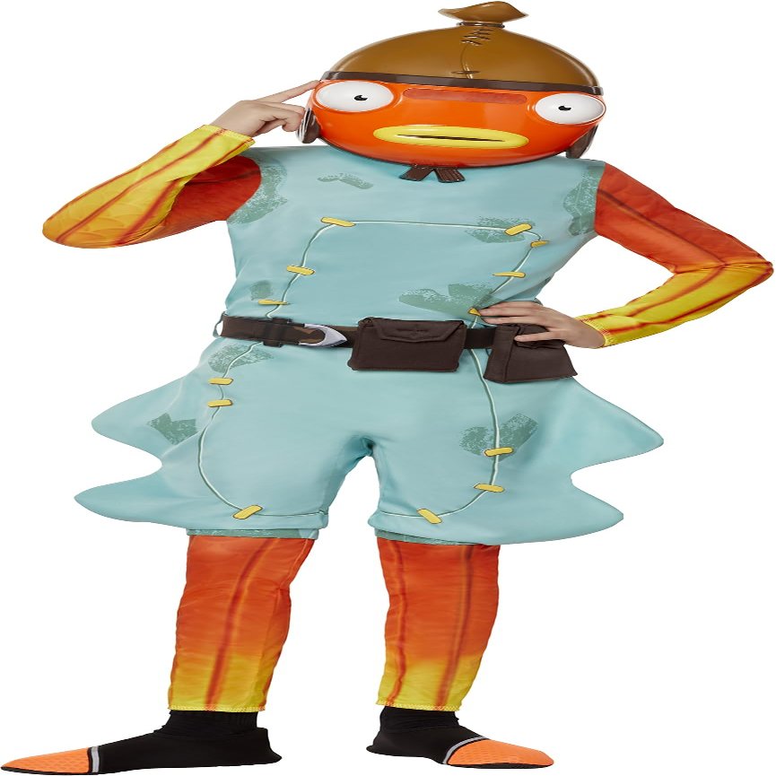 InSpirit Designs Fortnite Fishstick Youth Costume Orange, L