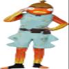 InSpirit Designs Fortnite Fishstick Youth Costume Orange, L view 1
