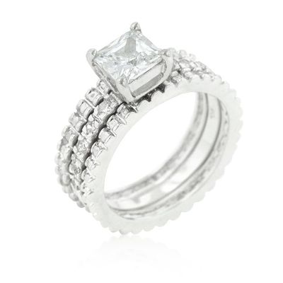 Bridal Triple Ring Set Size 10