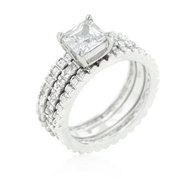 Bridal Triple Ring Set Size 10