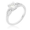 Round Solitaire Engagement Ring Size 9 view 1