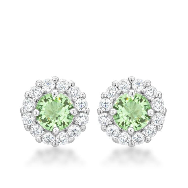 Bridal Earrings in Peridot