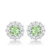 Bridal Earrings in Peridot view 1
