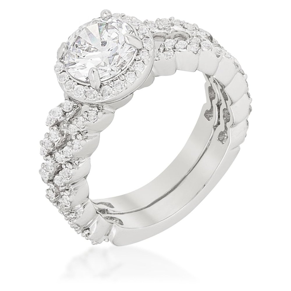 Zig Zag Wedding Set Size 8
