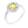Birthstone Engagement Ring in Yellow Size 8 view 1