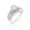 Art Deco Round Cut Bridal Set Size 10 view 1