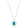 Bridal Pendant in Aqua view 1