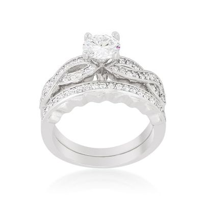 Infinity Twist Bridal Set Size 5