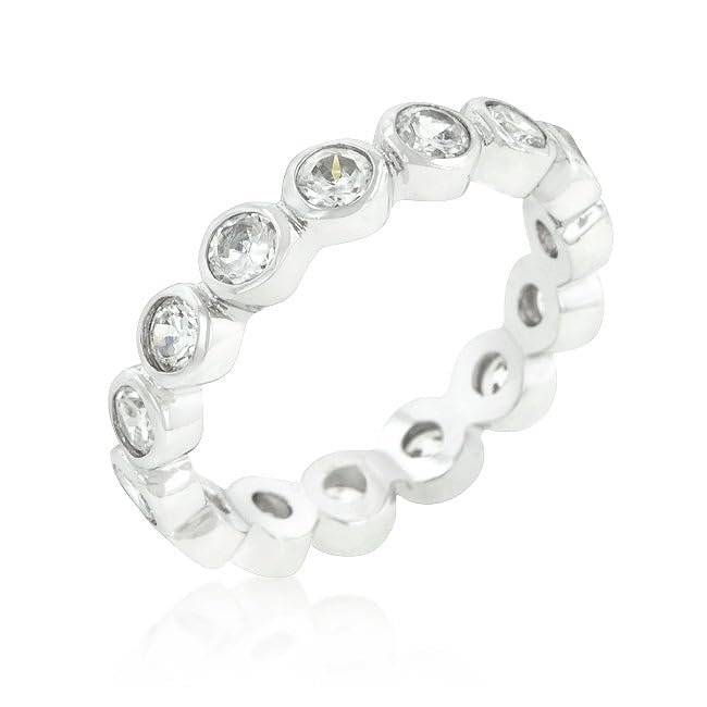 Linked Bezel Eternity Band Size 6