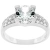 Classic Clear Engagement Ring Size 5 view 1