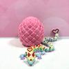 3D Printed Dragon with Dragon Egg, Articulated Rainbow Love Heart Dragon, Love Dragon, Fidget ADHD/Autism Toy, Executive Desk Toy, Valentine's Gift for Her D092-PE view 3