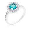 Birthstone Engagement Ring in Blue Size 6 view 1