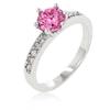 Petite Pink Engagement Ring Size 6 view 1