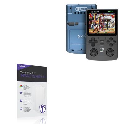 BoxWave Screen Protector Compatible with Game Kiddy GKD Plus - ClearTouch ImpactShield (2-Pack), Impenetrable Screen Protector Flexible Film