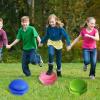 Balancing Stones - Outdoor Balance Stones, Stepping Stones Set, Stackable Stepping Stones | Stackable Lightweight Stepping Stones with Anti-Slip Rubber Backing, Playroom Balance Stones for Kids view 3