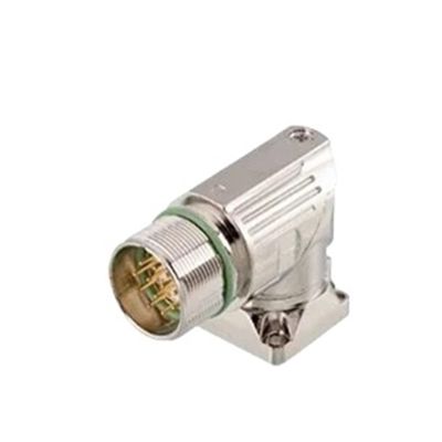 wangkeying M23 6 7 9 12 17 19 Pin Plug Female/Male Connector M623 for Motor Encoder(Orange,E(CLOCKWISE)_12P)