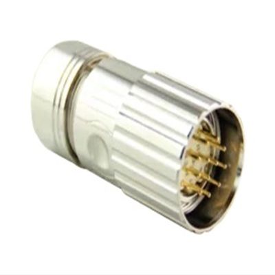 wangkeying M23 6 7 9 12 17 19 Pin Plug Female / Male Connector M623 for Motor Encoder(Dark Grey,P(COUNTERCLOCKWISE)_17P)