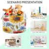 SEHANY Yellow Sunflower Large Round Storage Basket with Rope Handle, Canvas Laundry Hamper for Blankets Storage, Nursery Kids Storage Basket for Bedroom Bathroom Nursery Decor view 4