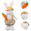 Alipis Desktop Bunny Easter Bunny Decor Easter Bunny Gnome Festival Doll Ornament Fabric view 3