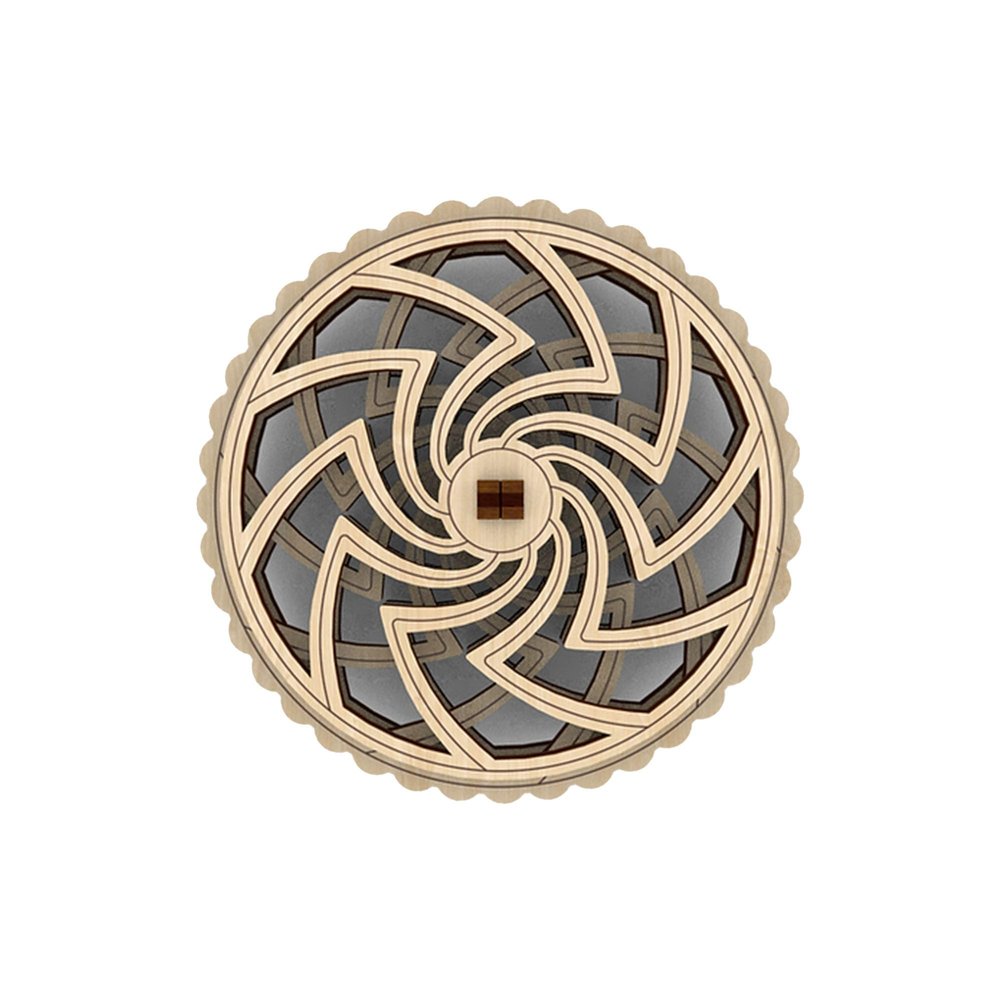 Artoya Optical Illusion Fidget Mini Fidget Spinner for Adults and Kids, Finger Fidgets and Antistress Toy, Hand Fidgets for Adults, Figette Spinners for Focus, Stress Relief, and Fun Anywhere
