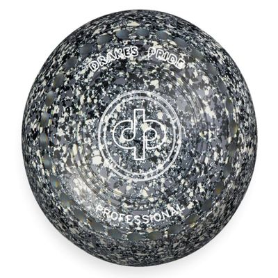 Drakes Pride Professional Bowls - Gray / White / Black, Gripped, Size 2, Heavy